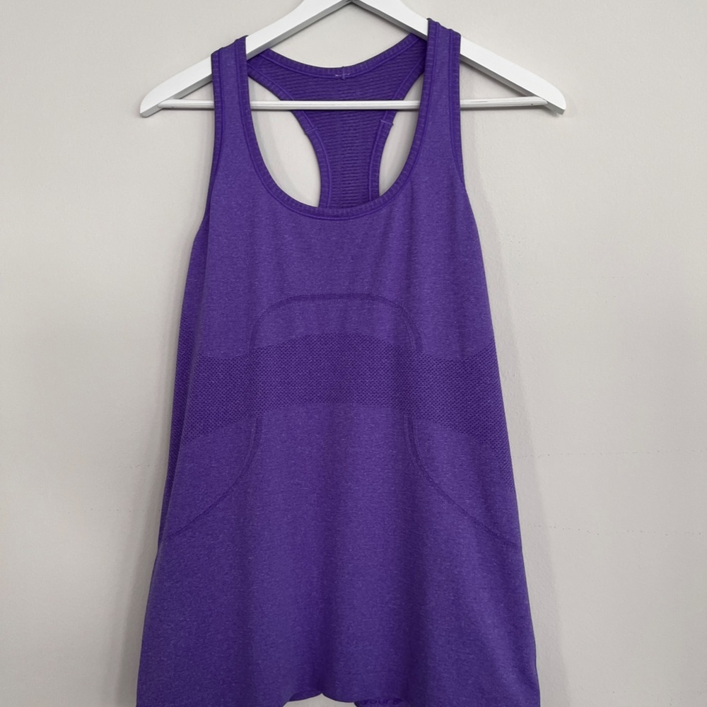 Lululemon Swiftly Tech Racerback Tank Top Deep Lavender Size 10
